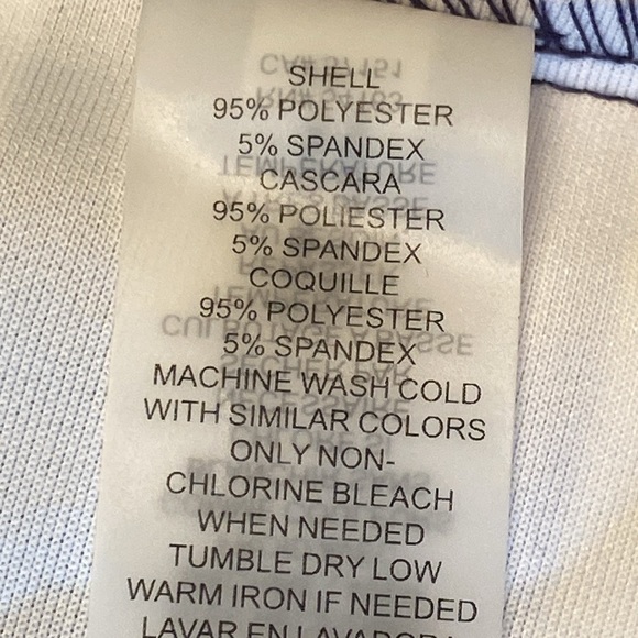 NWOT Vince Camuto Blue & White dress, see measurements in photos below. - Picture 6 of 12